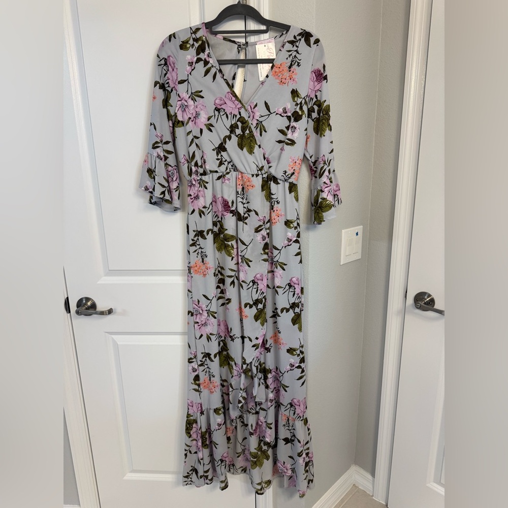 Floral Maxi Dress (SM)
